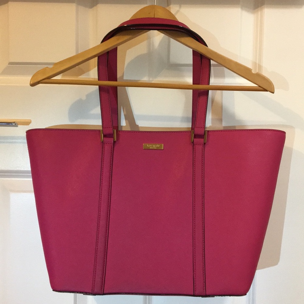 kate spade Newbury Lane pink laptop bag / tote
